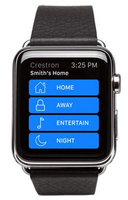 The Crestron App for iPhone® Now Supports Apple Watch™